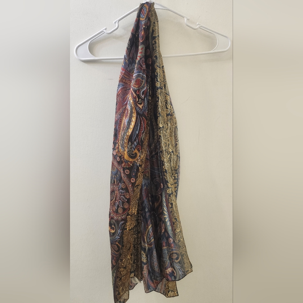 Accessory Street Paisley Patterned‎ Scarf 11"×23"